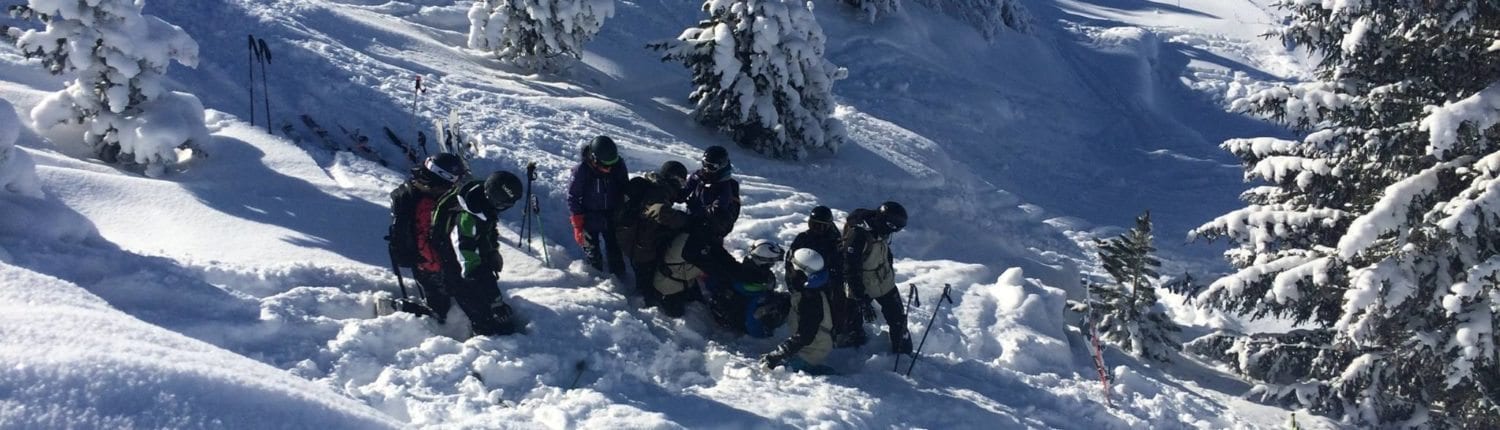 First Aid scenarios in the off-piste
