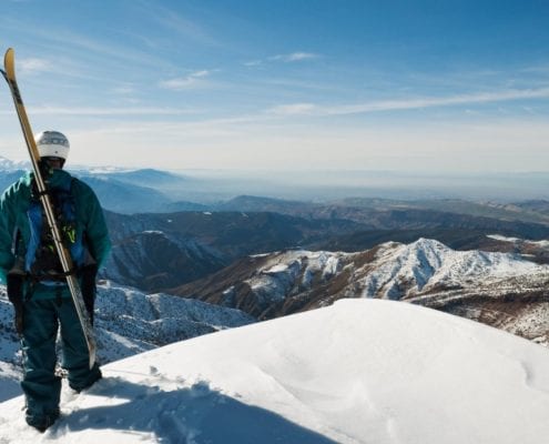 Skiing the Atlas mountains in June
