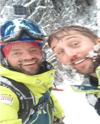 Tom Waddington & Jon Ahlsen pose for a selfie