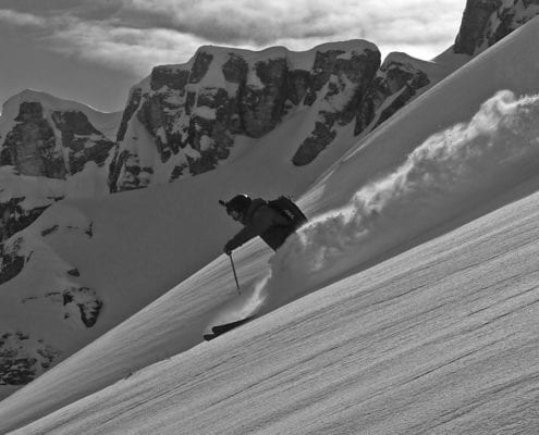 Rob Wilhelmsson Skiing powder