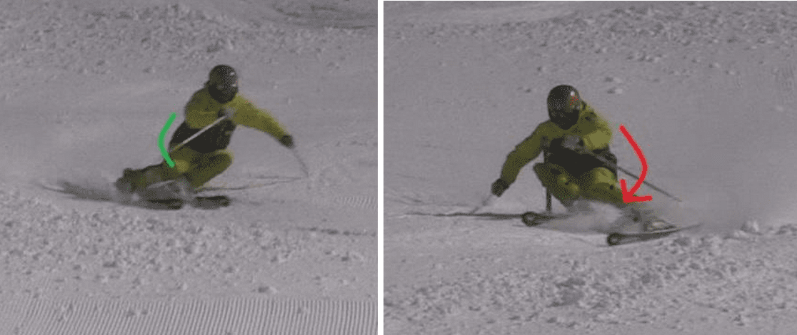 Getting rotational separation right in skiing is key